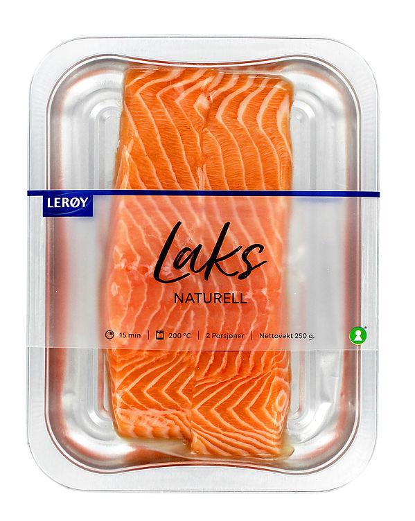 Lakseporsjoner 2x125g Skinpack Lerøy