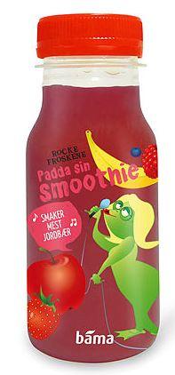 Smoothie Jordbær 150ml Rockefroskene