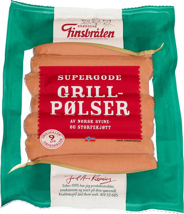 Grillpølser 495g Finsbråten