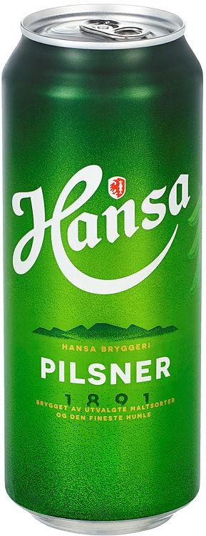 Hansa Pilsner 0,5l boks