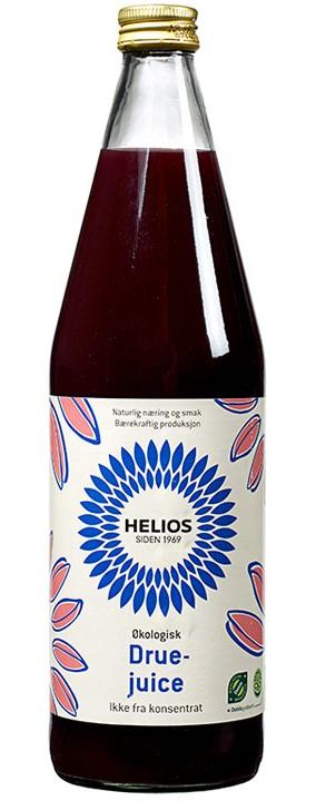 Helios Økologisk Druejuice Rød 0,75 l