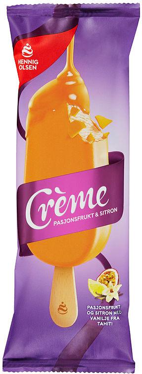 Creme Fløteis Pasjonsfrukt&amp;Sitron 110ml