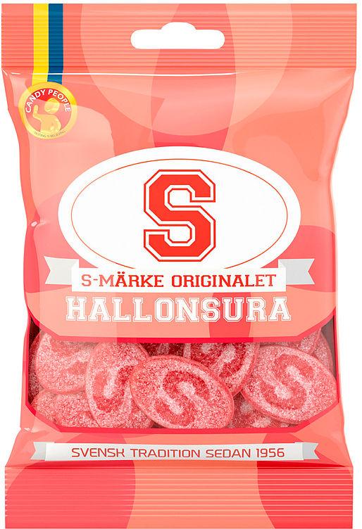 S-Märke Hallonsura 80g Candy People