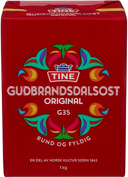 Gudbrandsdalsost G35 1kg Tine