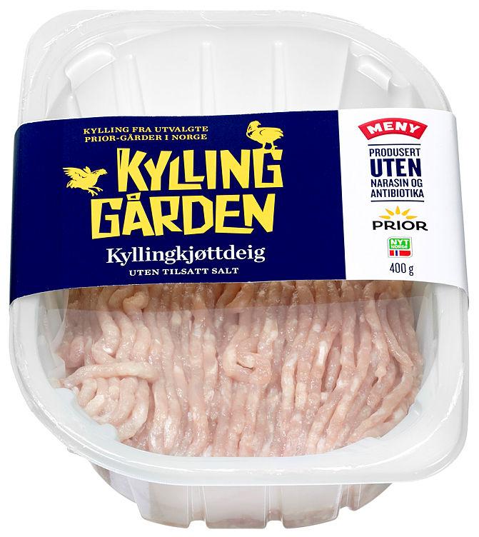 Kylling Kjøttdeig u/Salt 400g Kyllinggården