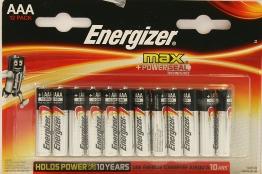 Batterier Aaa Max 12stk Energizer