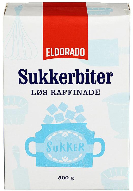 Sukkerbiter Raffinade Løs 500g Eldorado