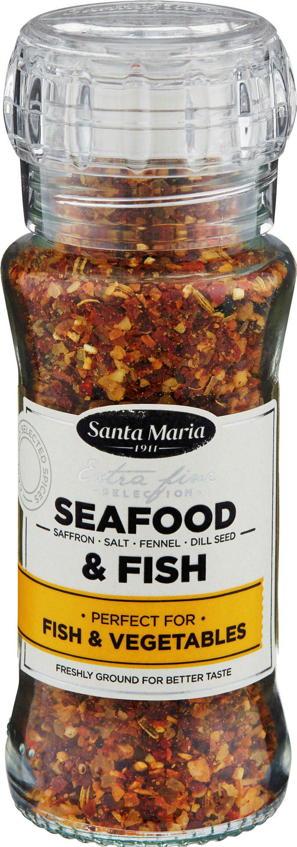 Seafood & Fish Premium Med kvern, 90 g