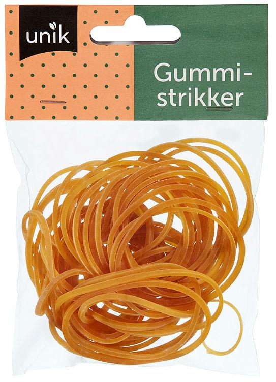 Gummistrikk Unik
