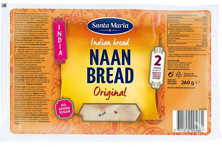 Naan Bread Original 260g St.Maria