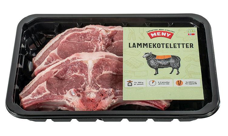 Lammekoteletter .