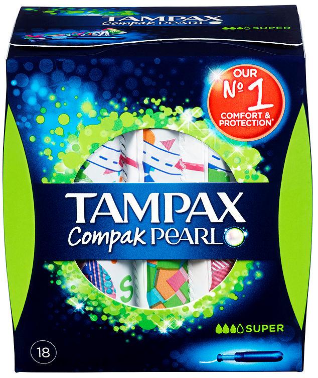Tampax Compak Pearl Super 18stk