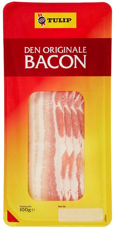 Bacon skivet 100g Tulip