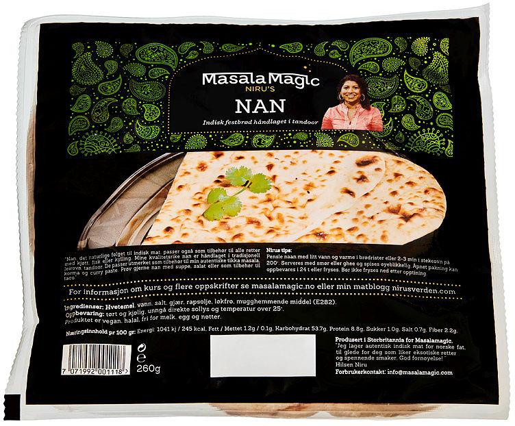 Naan Håndlagde 260g Masalamagic