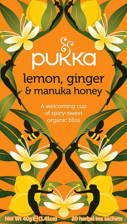 Lemon Ginger &amp;Honey Urtete 20pos Pukka