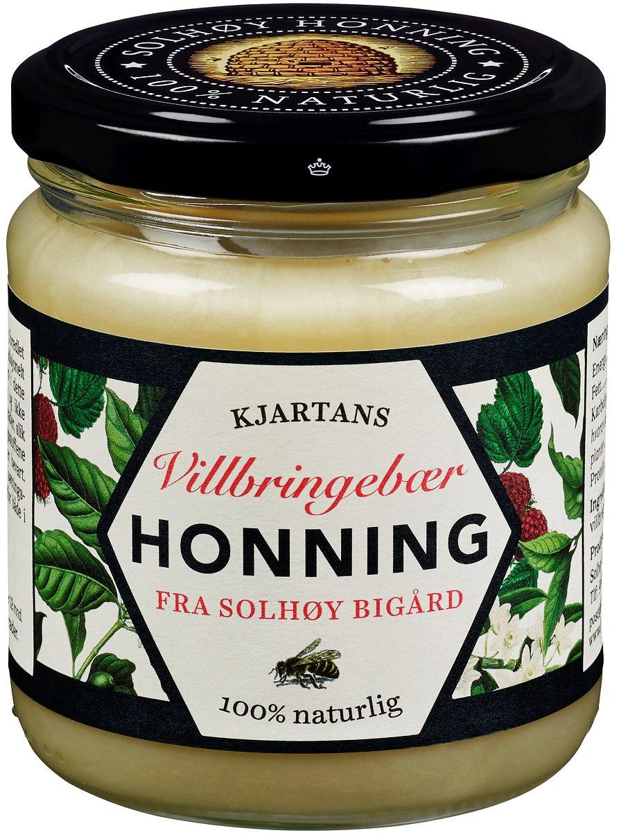 Kjartans Villbringebærhonning fra Solhøy Bigård, 350 g