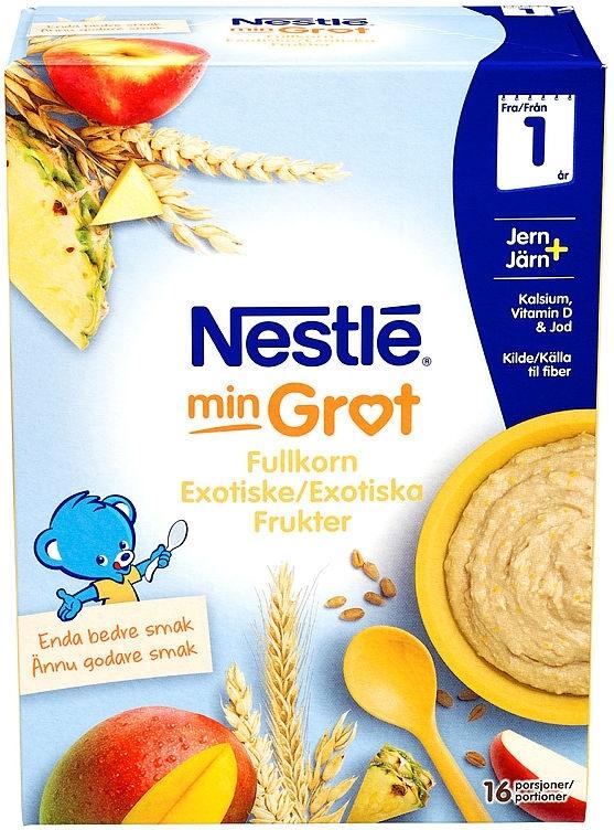 Nestlé Min Grøt Fullkorn &amp; Eksotiske frukter 1 år 480 g