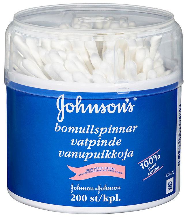 Bomullspinner 200stk Johnsons
