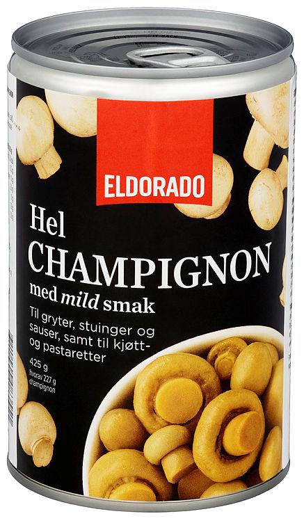 Champignon hel 415g boks Eldorado