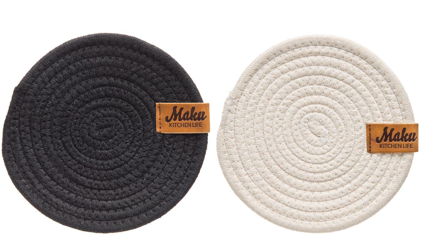 Kjeleunderlag Grå/Hvit Maku
