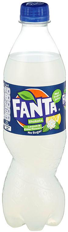 Fanta u/Sukker Shokata 0,5l flaske