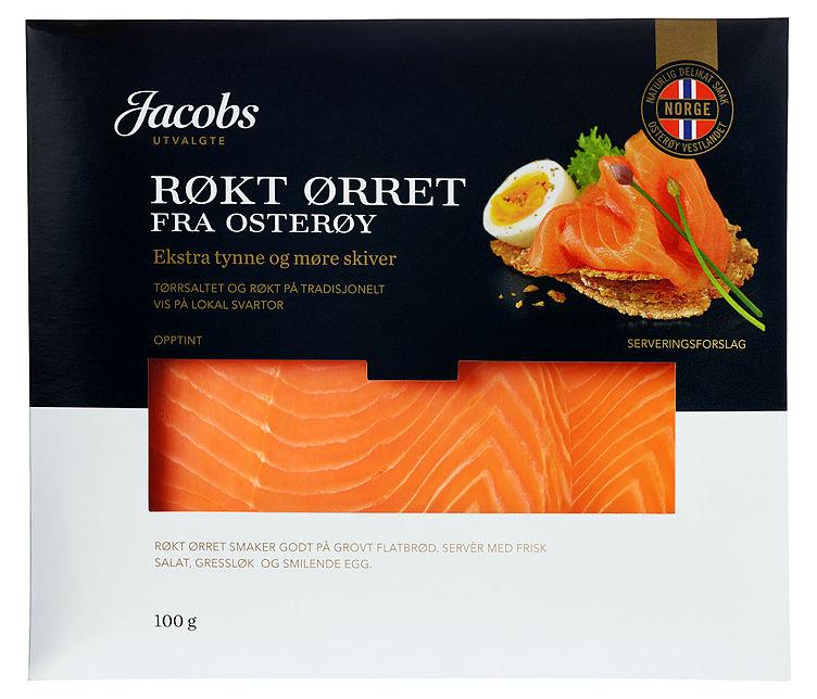 Ørret Røkt 100g Jacobs Utvalgte