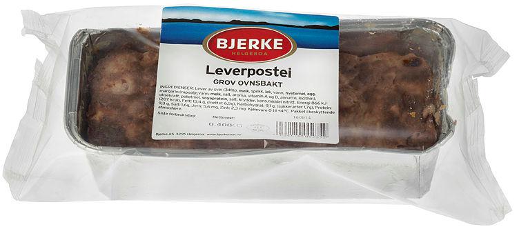 Leverpostei Grov Ovnsbakt 400g Bjerke