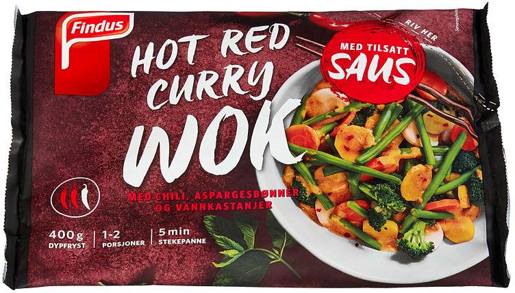 Wok Hot Red Curry 400g Findus