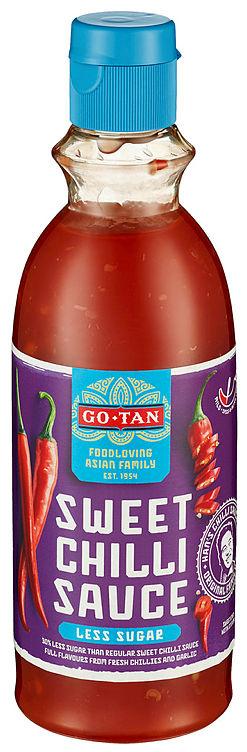 Sweet Chilli Saus Less Sugar 475ml Go-Tan