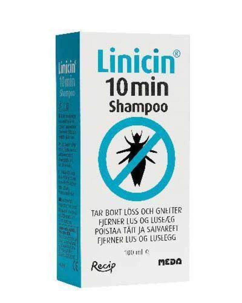 10 Minutter Linicin Shampoo   Mot Lus, 100 ml