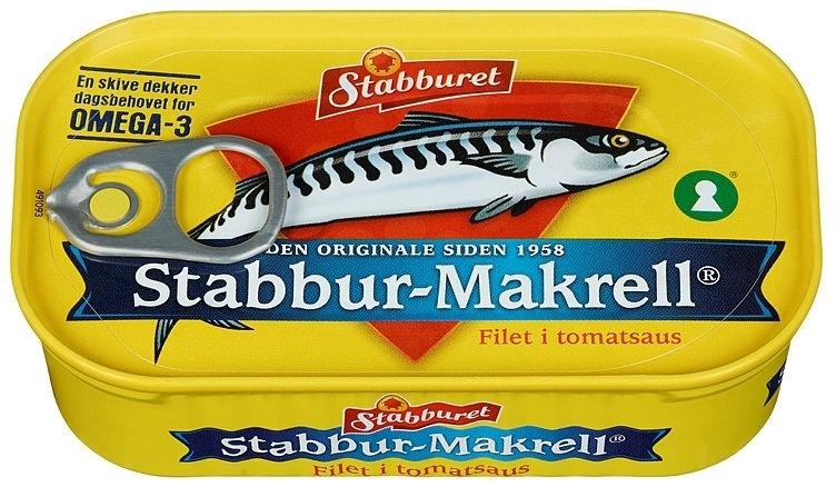 Stabbur-Makrell Filet i Tomat 110 g