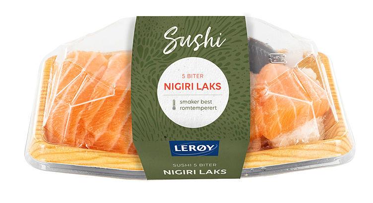 Sushi Nigiri Laks 5 Biter 152g Lerøy