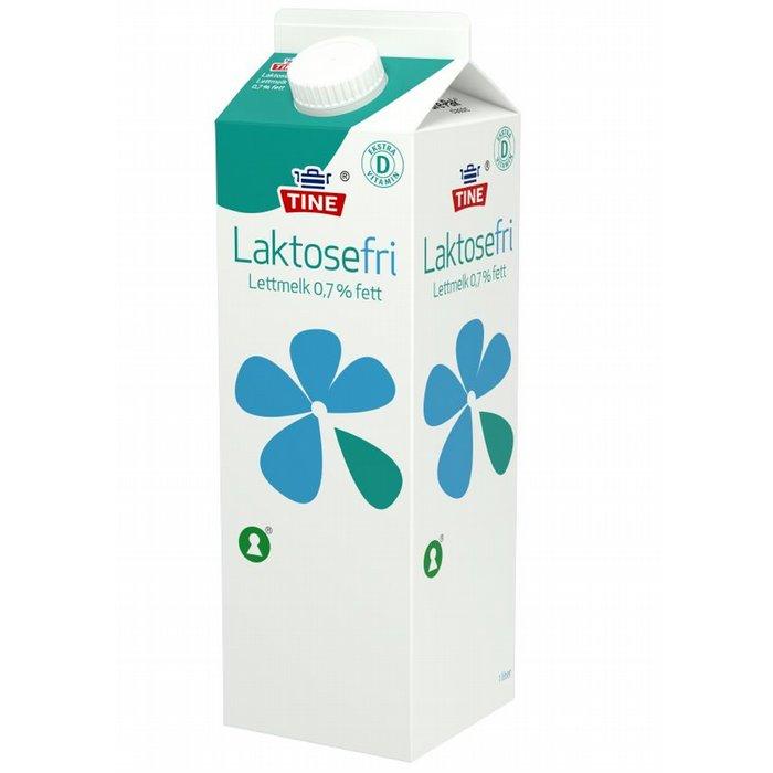 Tine Laktosefri Lettmelk 0,7 % 1 l