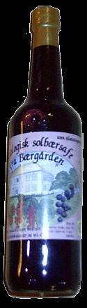 Solbærsaft Økologisk 0,7l Bærgården