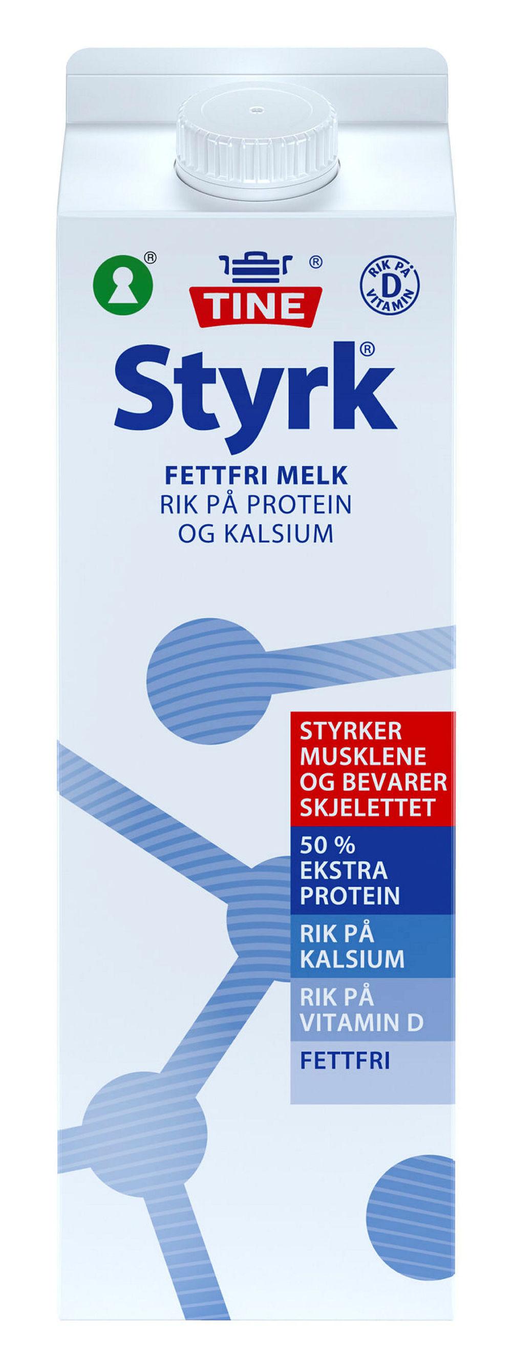 Styrk Fettfri Melk 1 l