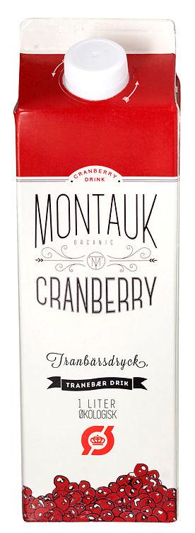 Cranberry Drikk Økologisk 1l Montauk