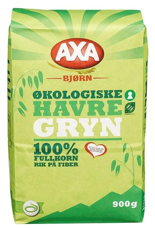 Axa Havregryn økologisk 900 g