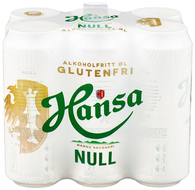 Hansa Null% 0,5lx6 boks