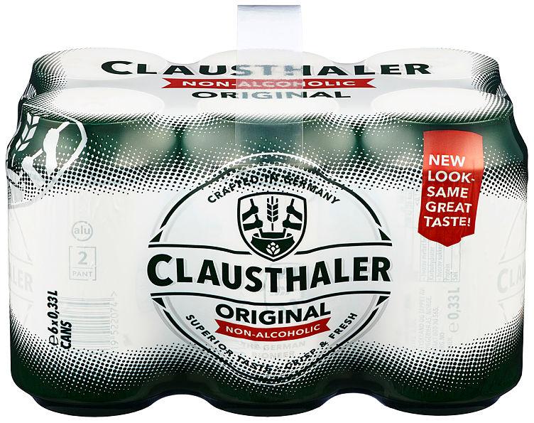 Clausthaler 0,33lx6 boks