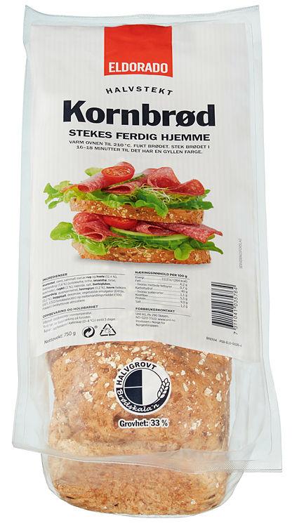 Kornbrød Lettstekt 750g Eldorado