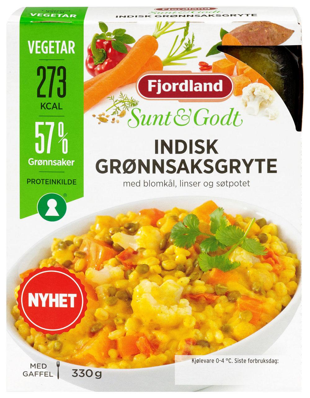 Indisk grønnsaksgryte Vegetar, 330 g