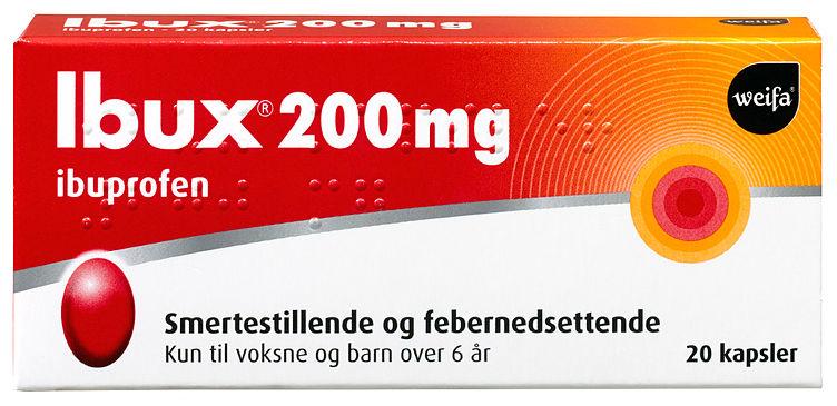 Ibux Kapsler 200mg 20stk Weifa