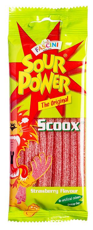 Scoox Jordbær Fruktlakris 40g Fascini