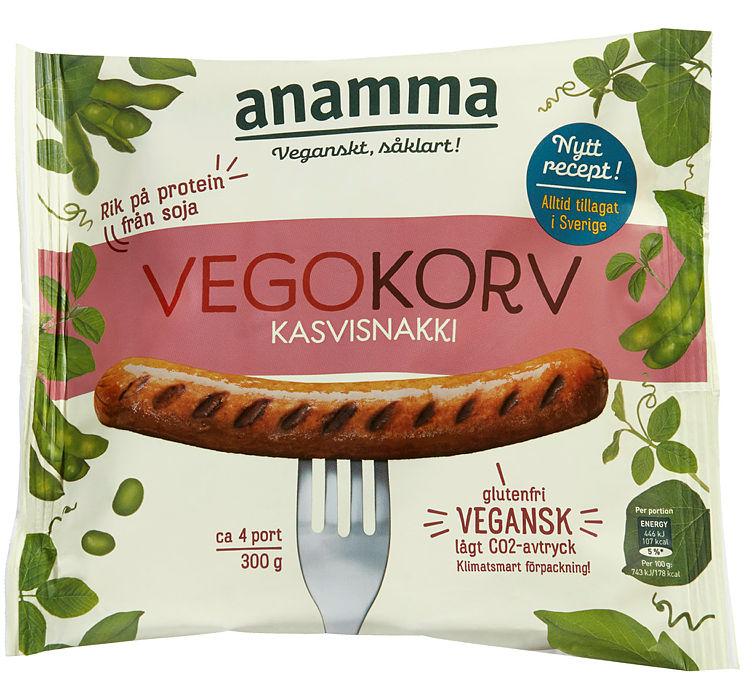 Vegopølse Vegansk 300g Anamma