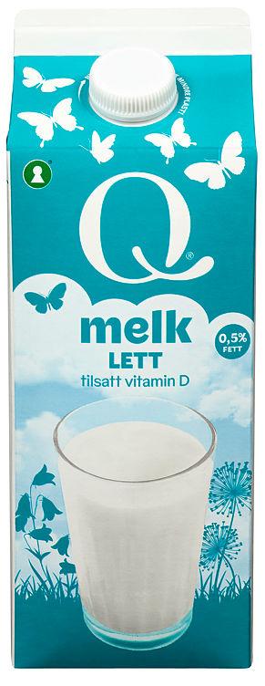 Lettmelk 0,5% 1,75l Q
