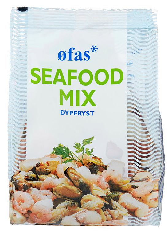 Seafoodmix Rå Stå pose 400g Øfas