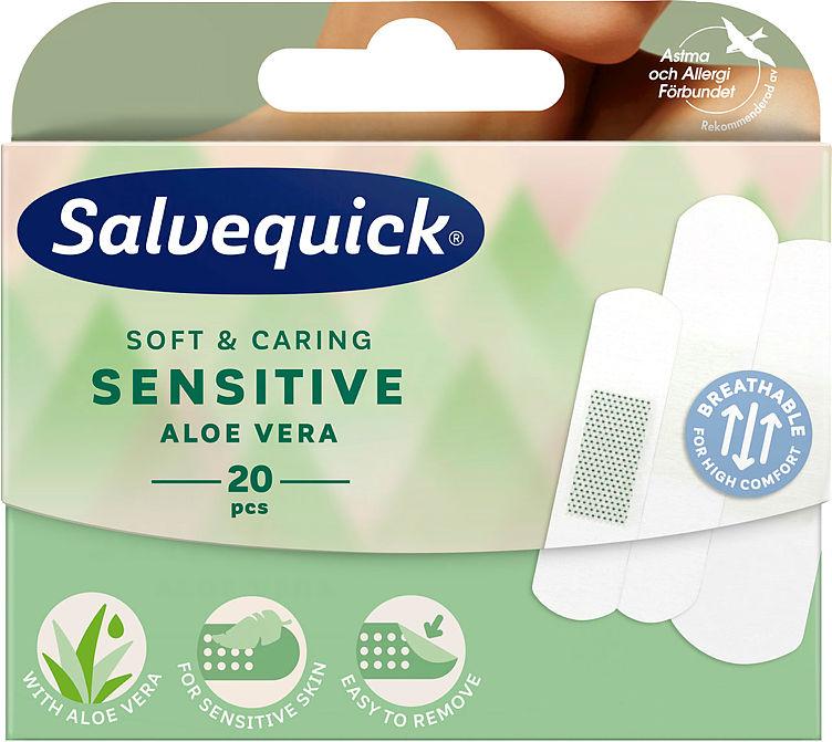 Plaster Sensitive Aloe Vera 20stk Salvequick