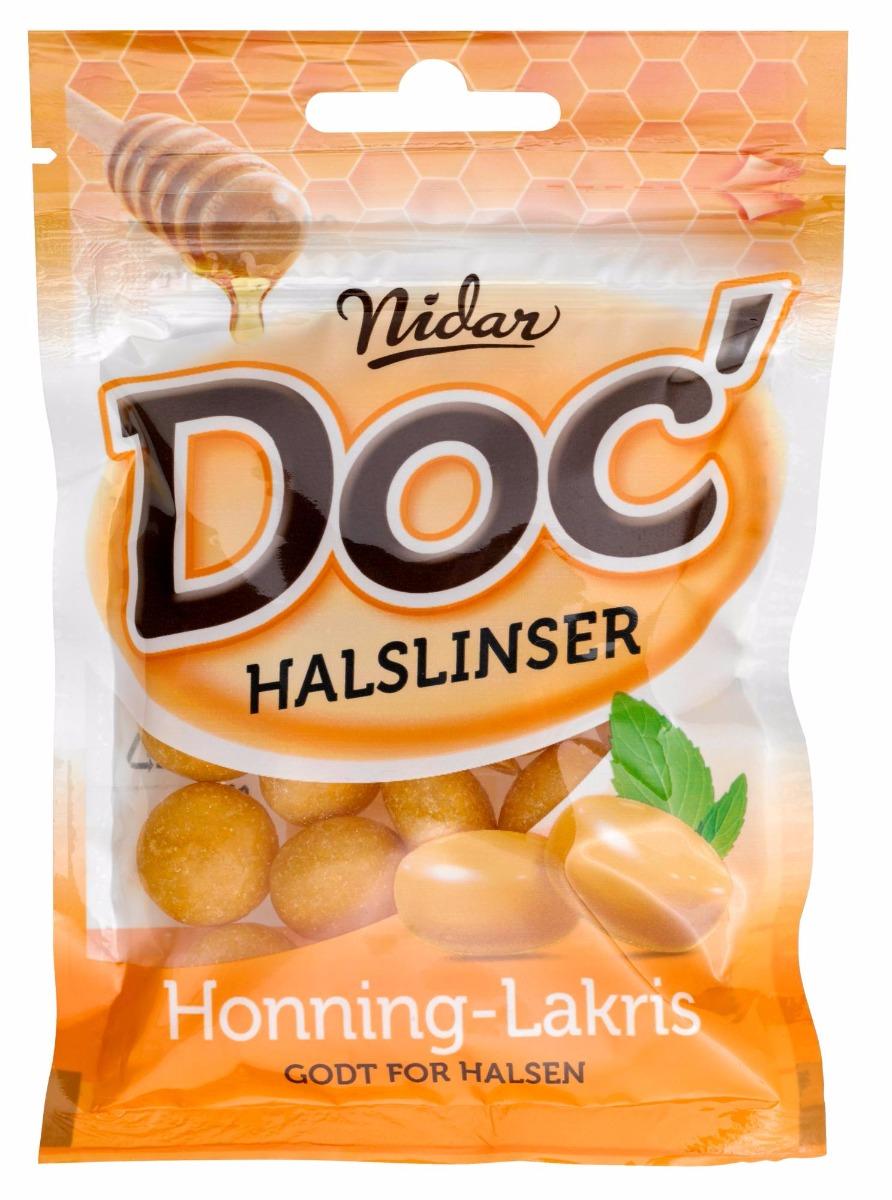 Doc Halslinser Honning og Lakris