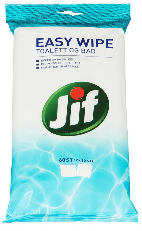 Jif Easy Wipe Toalett og Bad 60stk