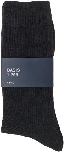 Basic Socks X1 Poly Black 41-45 Lm